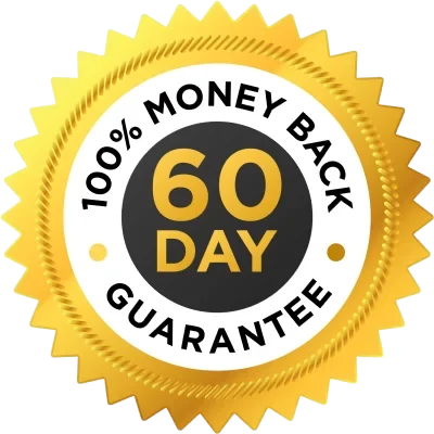 GlycoLean® 60-Day Money Back Guarantee Badge